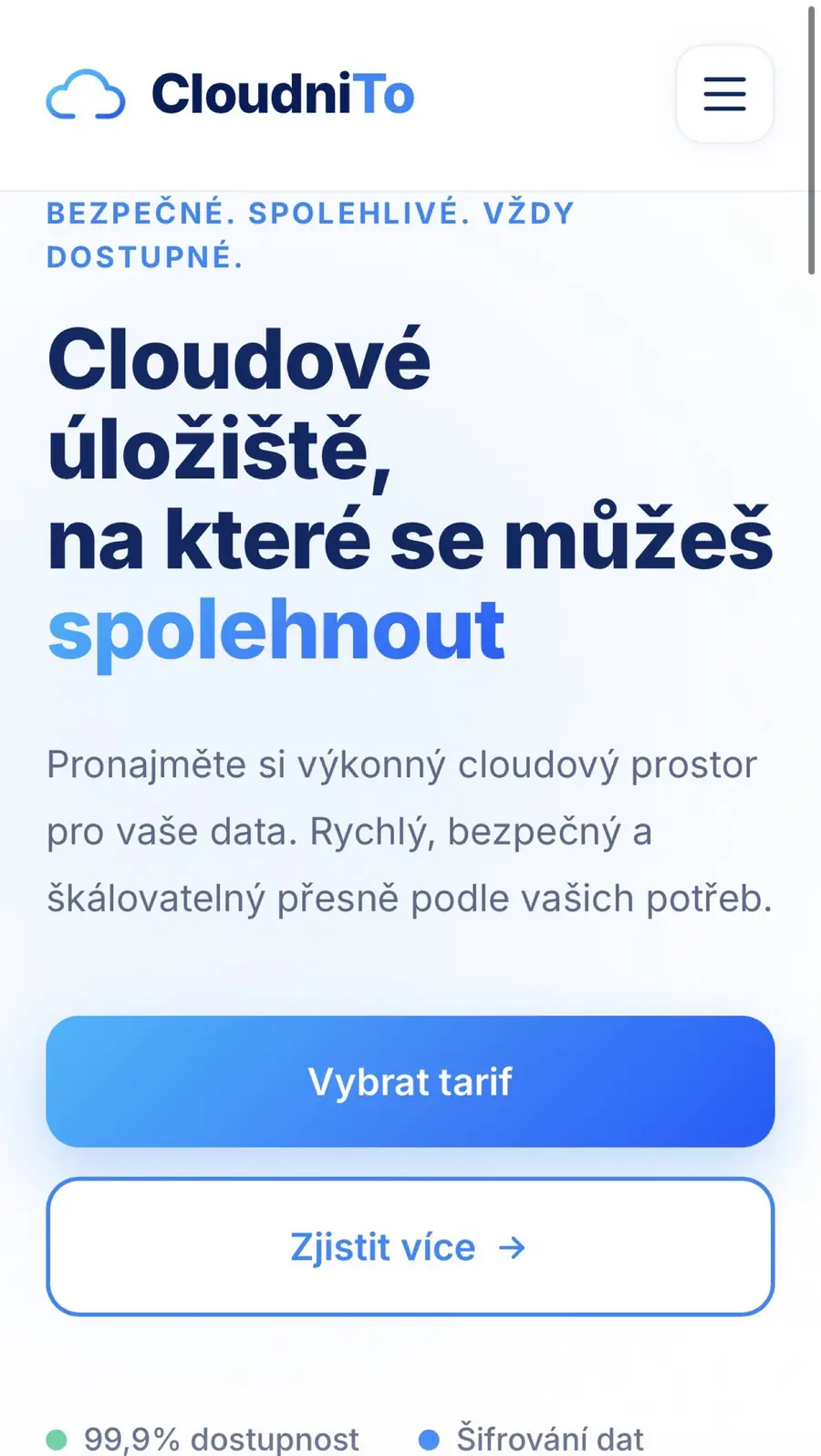 CloudniTo – Cloudové úložiště