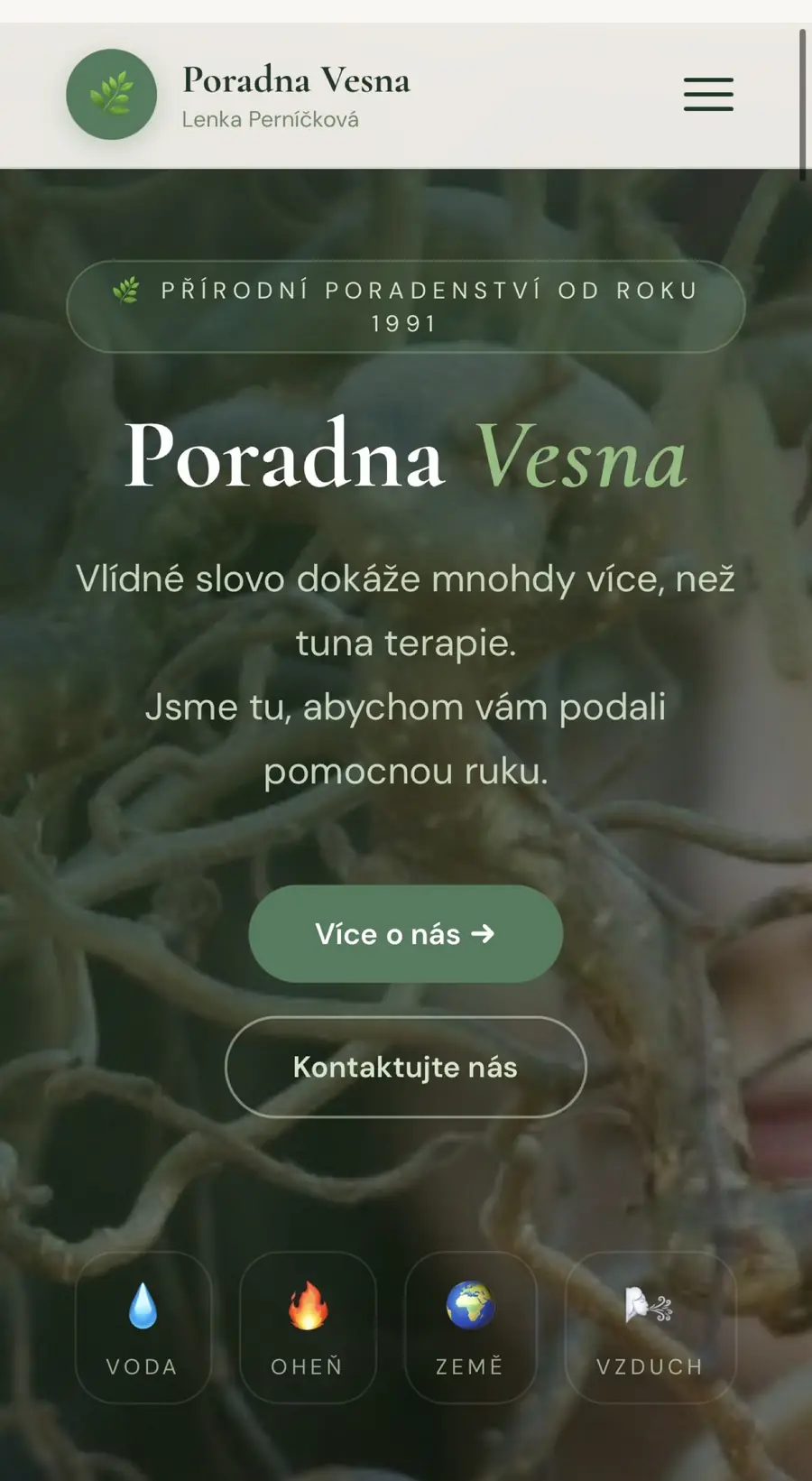 Poradna Vesna – Přírodní poradenství